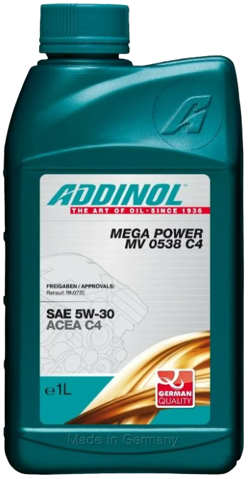 Моторное масло Addinol Mega Power MV 0538 C4 5W-30, 1л
